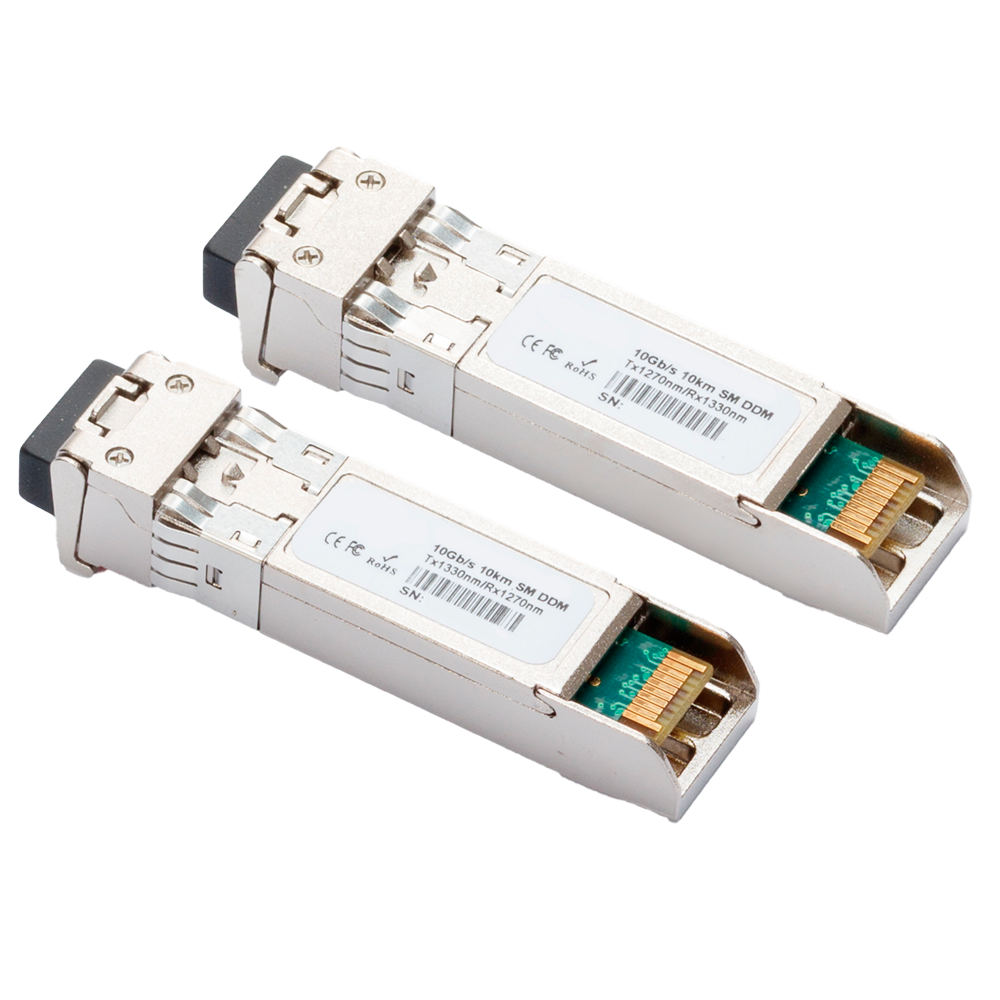 Pareja de módulos transceptores SFP – SFP-10G-TR1513LR-10SMF-LC