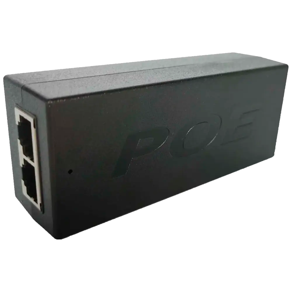 Inyector PoE Pasivo – Entrada/Salida RJ45 10/100/1000 Mbps (INJ-POE-24W)