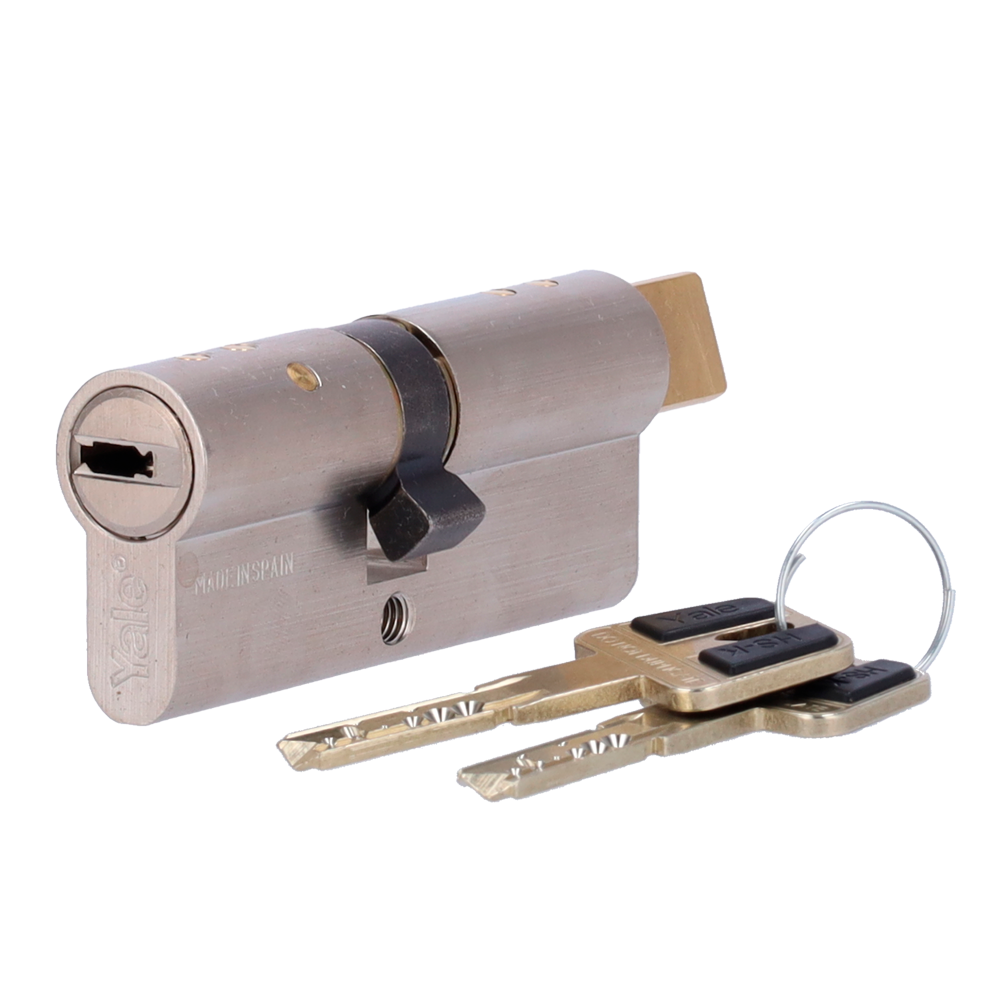 Cilindro de alta seguridad doble embrague – Anti-bumping, ganzúa, taladro y rotura (YALE-CYLINDER-HSK-4035)