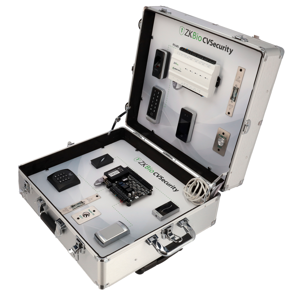 Maletín de exposición – Solución de Control de Acceso (ZK-DEMOKIT-AC)