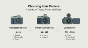 Comparativa de cámaras de video por tipo y presupuesto para elegir la mejor
