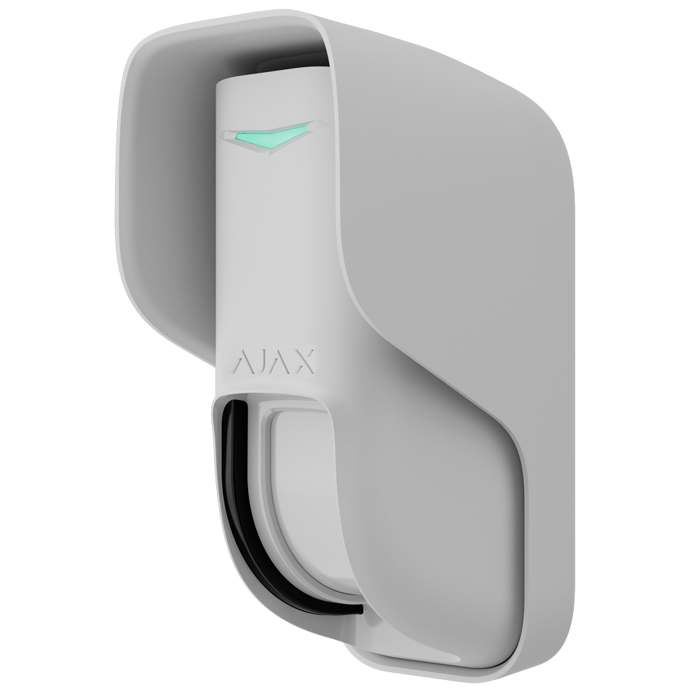 Detector AJAX AJ-CURTAINOUTDOOR-W Doble PIR Microondas (AJ-CURTAINOUTDOOR-W)