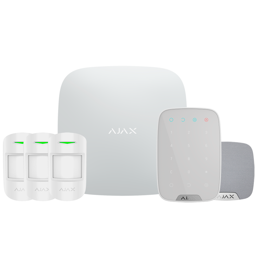 AJ-HUBKIT-RENOVE1-W Ajax Kit de Alarma Blanco (AJ-HUBKIT-RENOVE1-W)