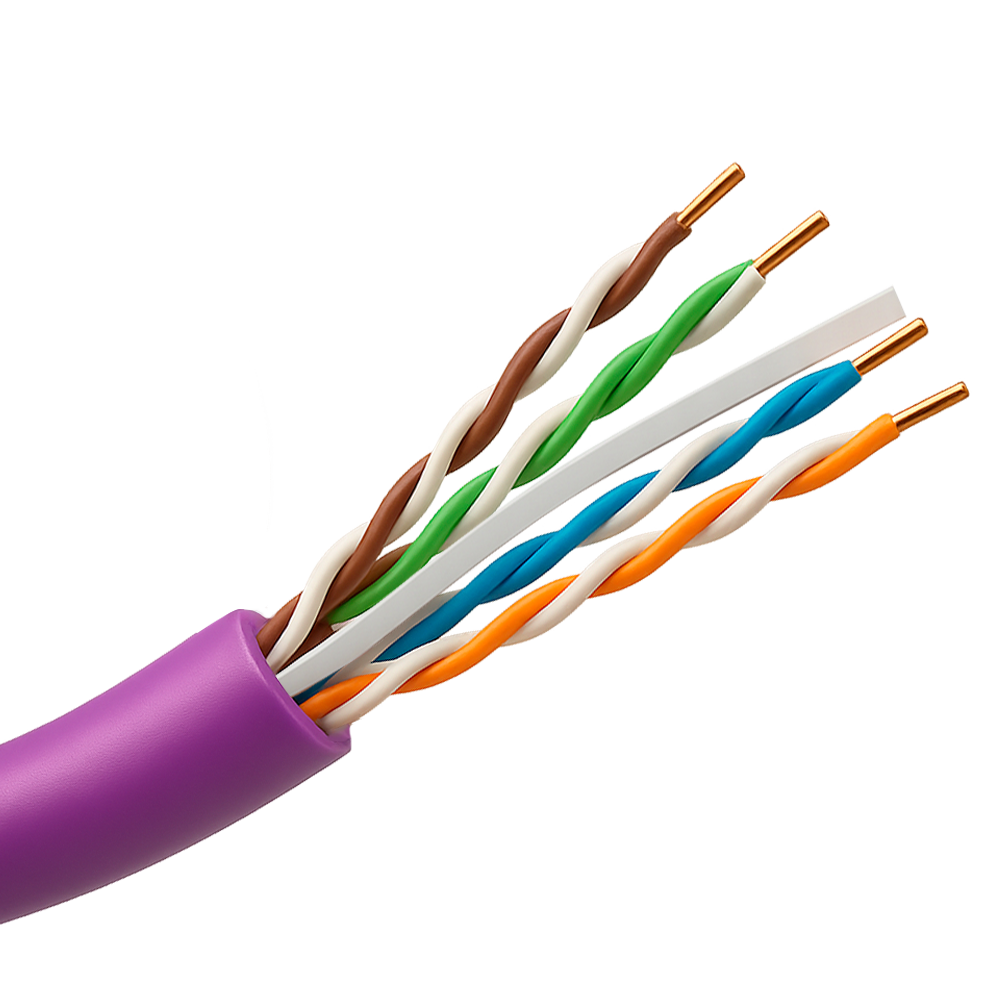 Cable UTP rígido libre de halógenos – Categoría 6 (UTP6-305-BC-LSZH-Dca-PU)