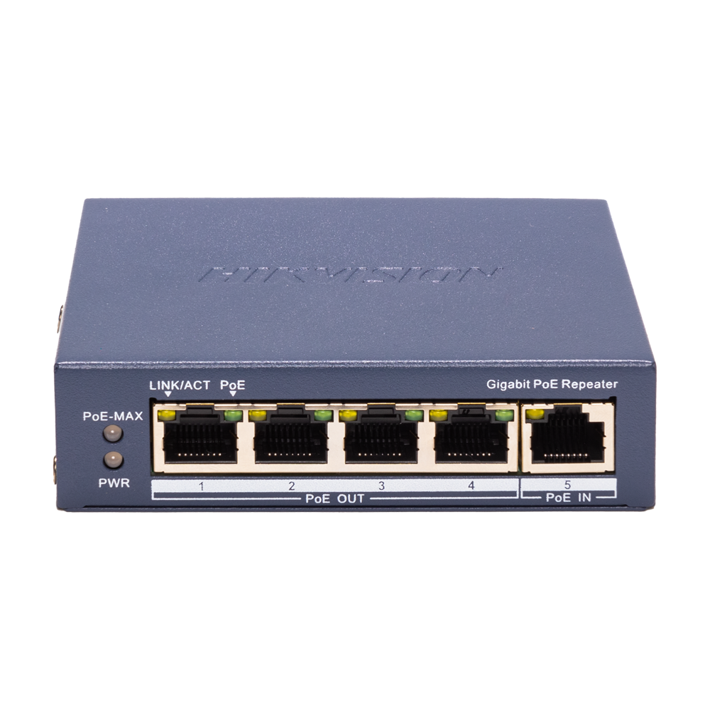 Switch PoE HIKVISION DS-3E0505P-E/R 5 Puertos (DS-3E0505P-E/R)