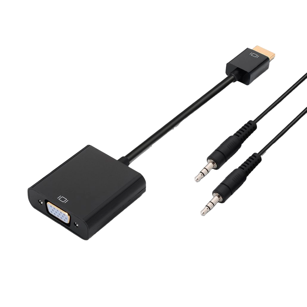 Conversor HDMI – VGA + audio (HDMI-VGA0.1+A1.0/N)
