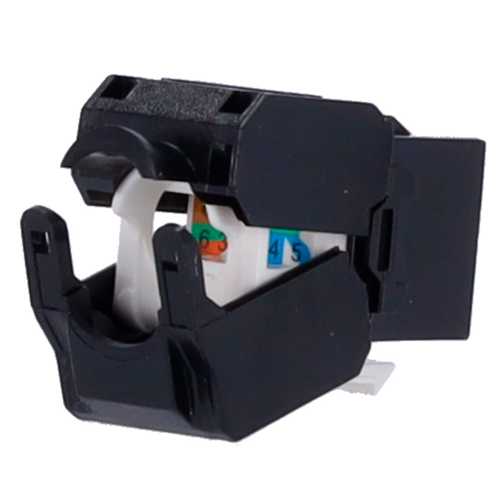 Conector para cables UTP – Conector salida RJ45 (KS6-TL180-BK)