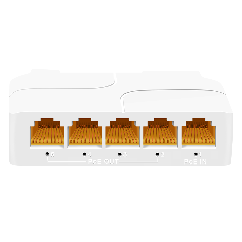 POE extender DIN – Permite ampliar el alcance de la alimentación POE (POEXT-4GE-DIN)
