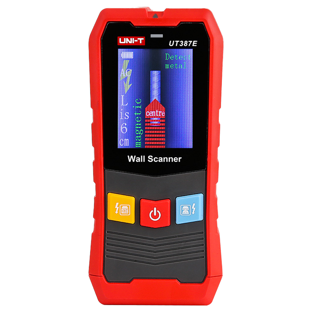 Scanner de pared – Detección de cables eléctricos, metal y madera (UT387E)