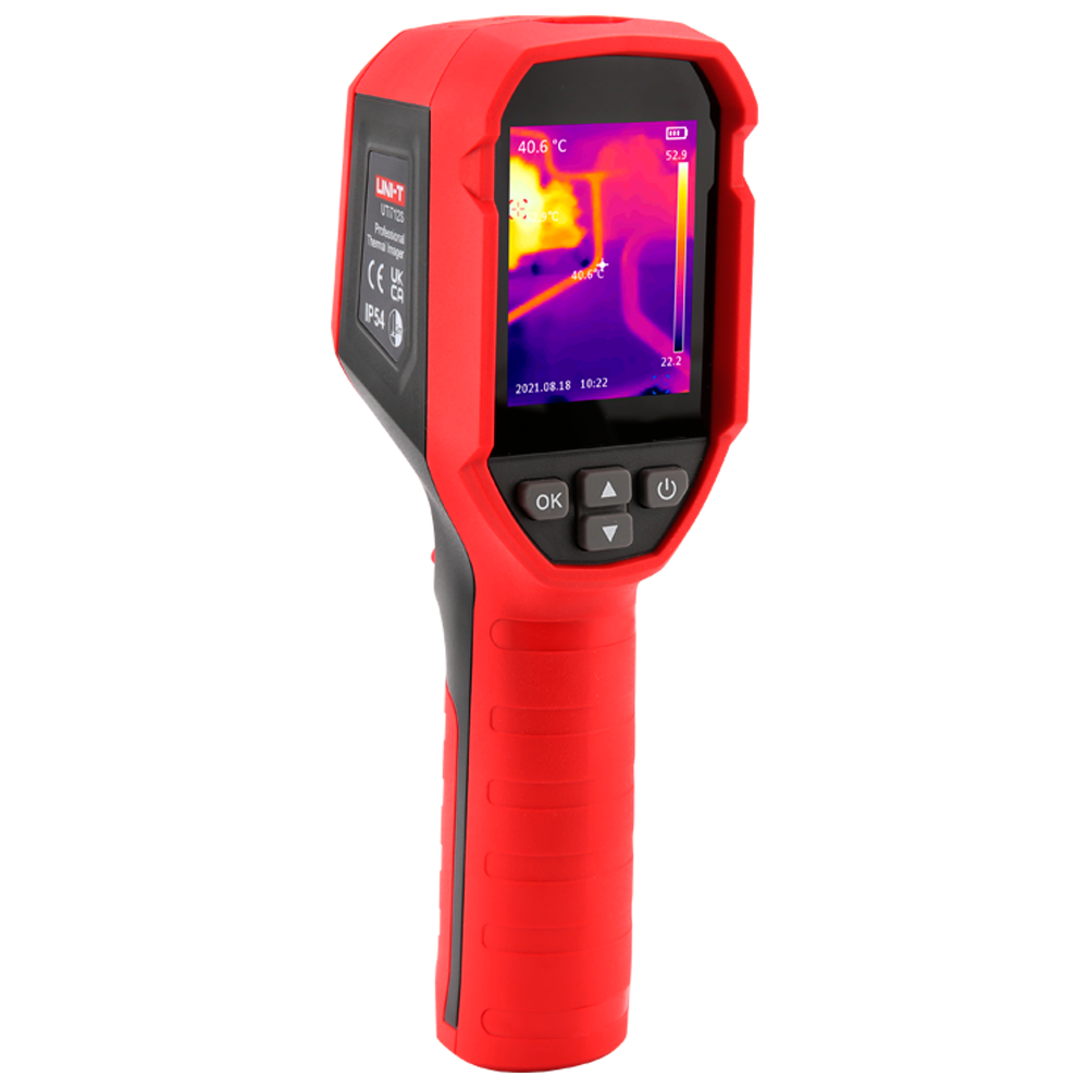 Cámara termográfica portátil 120×90 – Medición de temperatura a tiempo real (UTi712S)