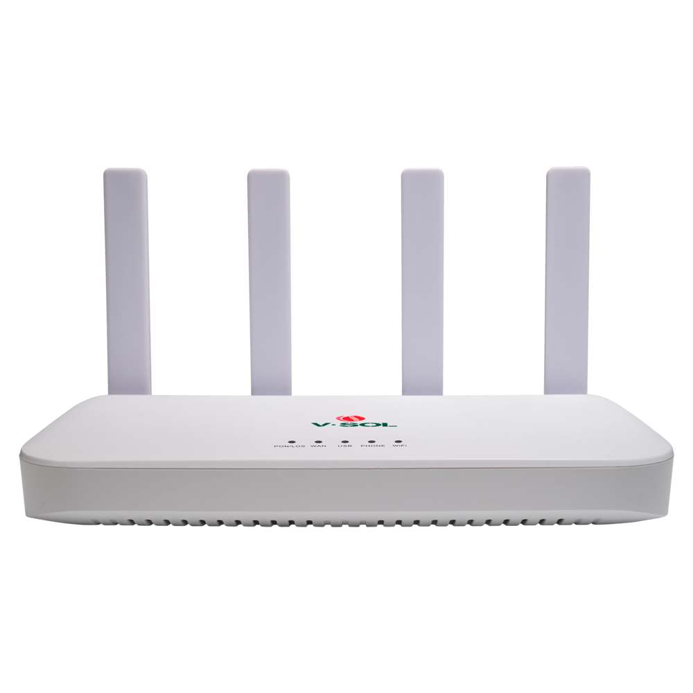 V-SOL Router ONT Wi-Fi 6 – 1X PON 1x LAN RJ45 2.5GE 3x LAN RJ45 GE 1x RJ11 (VSOL-HG3110AX-XGS)