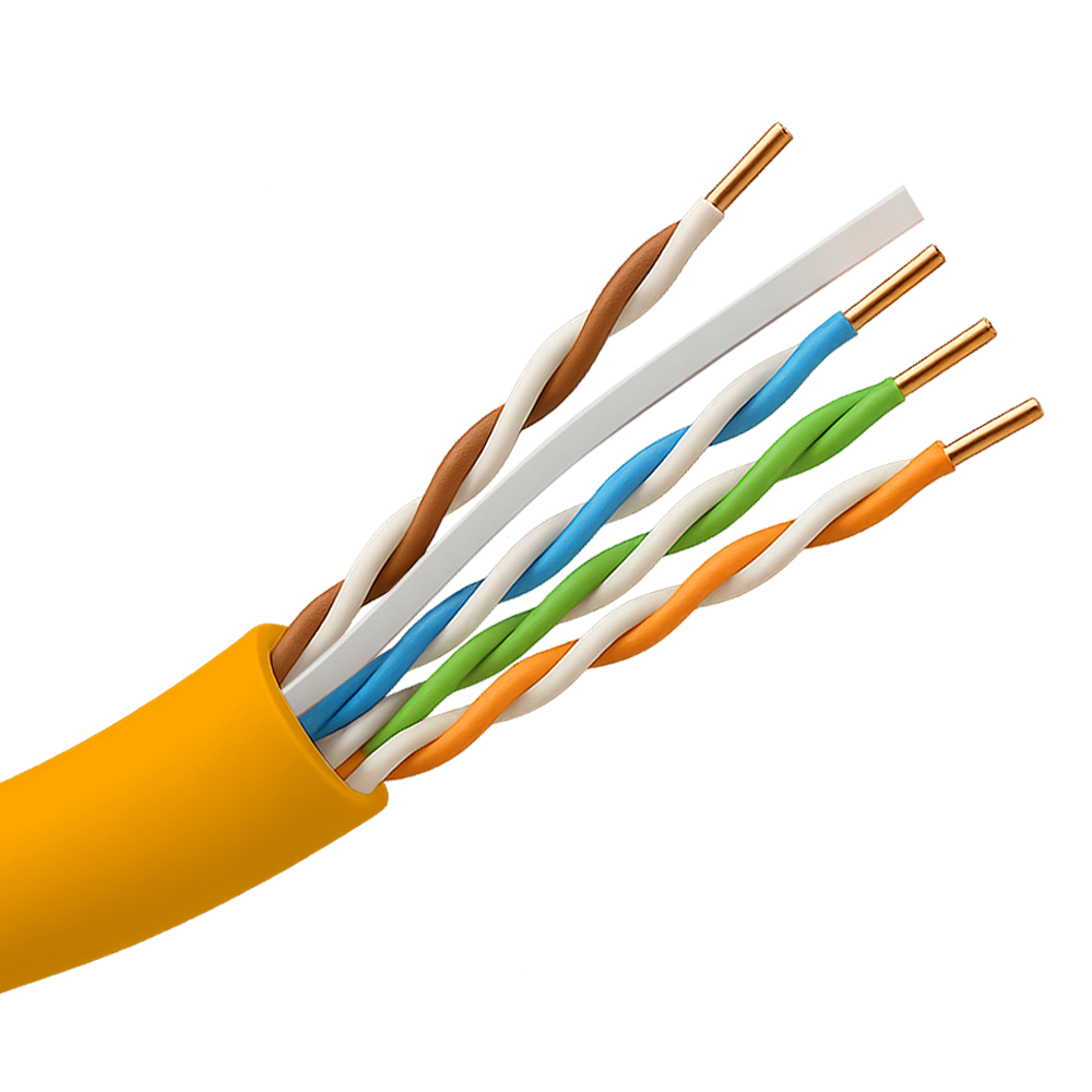 Cable UTP uniview libre de halógenos – Categoría 6 (UV-UTP6-305-LSZH-Dca-OR)
